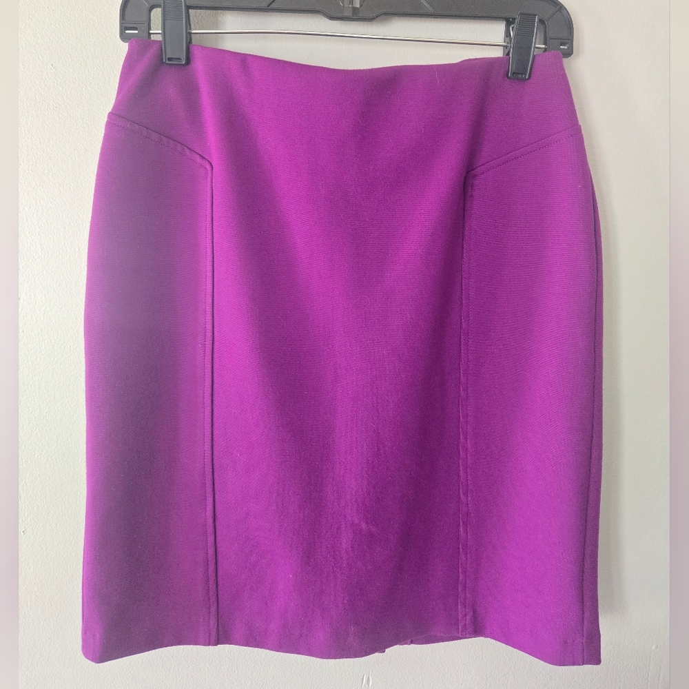 Sandro Bold Purple Pencil Skirt